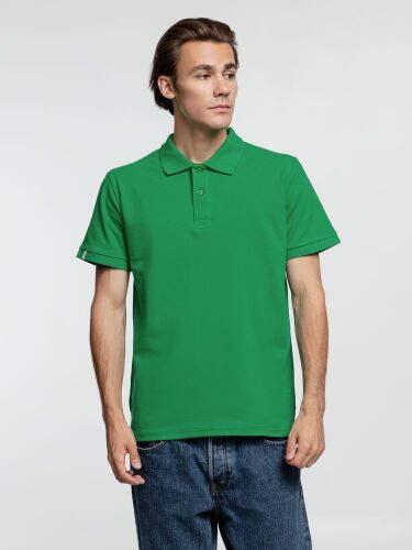 Рубашка поло мужская Virma Premium, зеленая, размер M 4