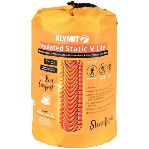 Надувной коврик Insulated Static V Lite, оранжевый 12