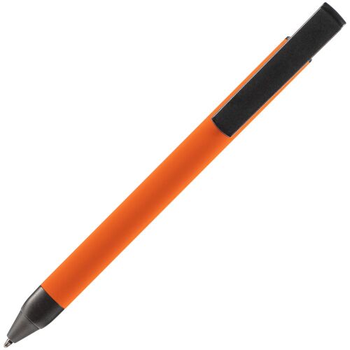 Ручка шариковая Standic с подставкой для телефона, оранжевая 4