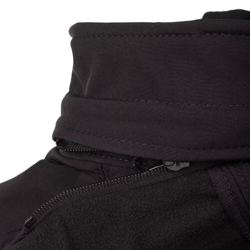 Куртка мужская Hooded Softshell черная, размер S 2
