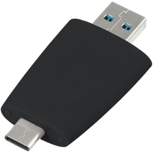 Флешка Pebble Type-C, USB 3.0, черная, 16 Гб 3