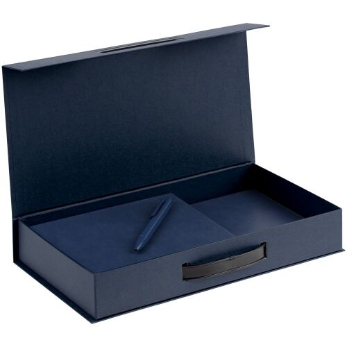 Коробка с ручкой Platt, синяя 3