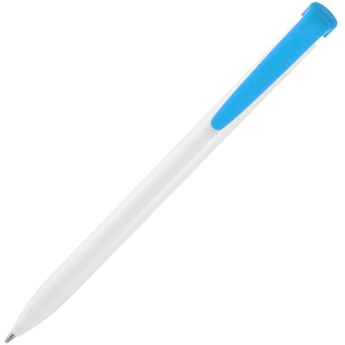 Ручка шариковая Favorite, белая с голубым 3