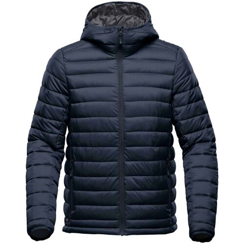 Куртка компактная мужская Stavanger темно-синяя с серым, размер  15