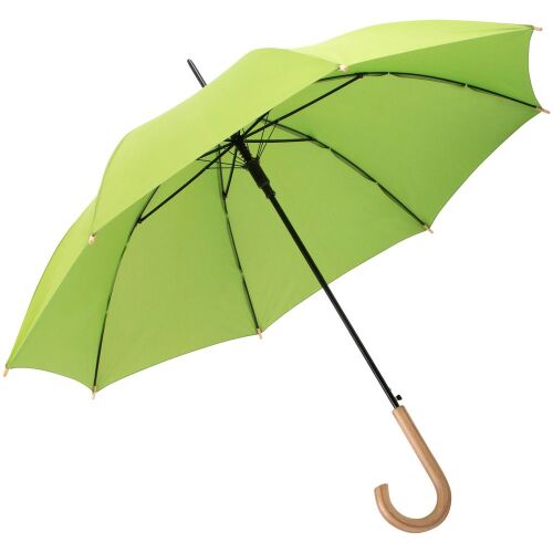 Зонт-трость OkoBrella, зеленое яблоко 2
