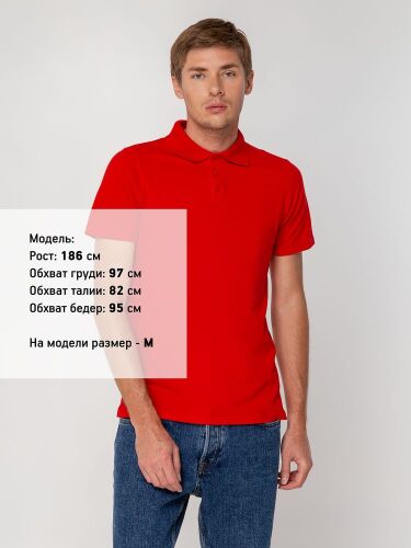 Рубашка поло мужская Virma light, красная, размер M 3