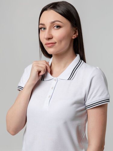 Рубашка поло женская Virma Stripes Lady, белая, размер S 7