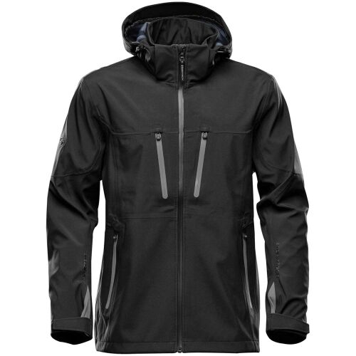 Куртка софтшелл мужская Patrol черная с серым, размер 3XL 8