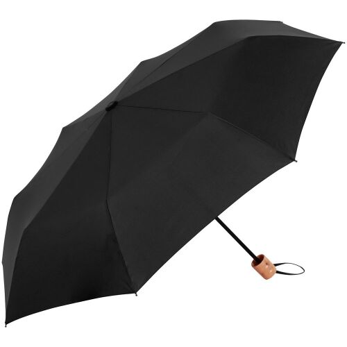 Зонт складной OkoBrella, черный 1