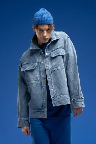 Куртка джинсовая O2, голубая, размер M/L 8