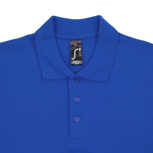 Рубашка поло мужская Spring 210 ярко-синяя (royal), размер XL 2