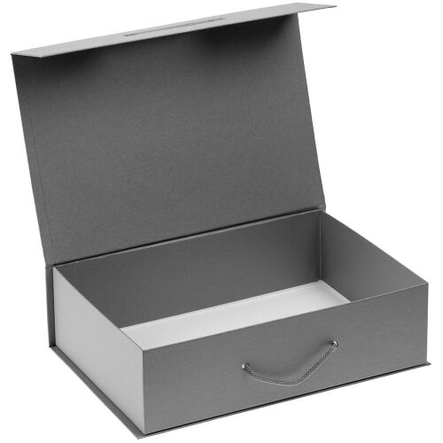 Коробка Case, подарочная, серебристая 2