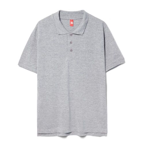 Рубашка поло мужская Adam, серый меланж, размер M 8