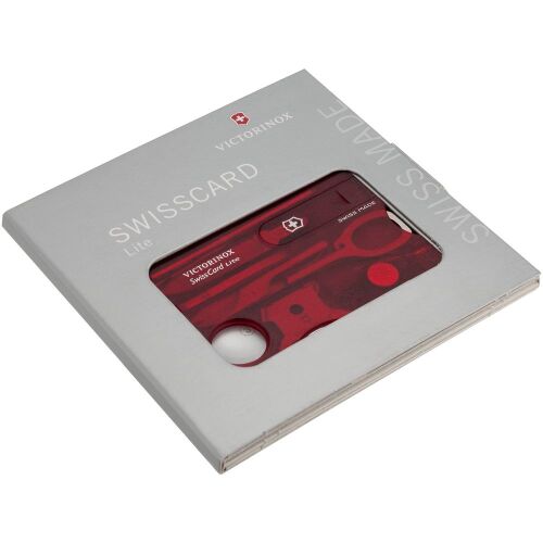 Набор инструментов SwissCard Lite, красный 5