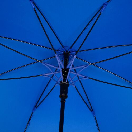 Зонт-трость Undercolor с цветными спицами, голубой 3