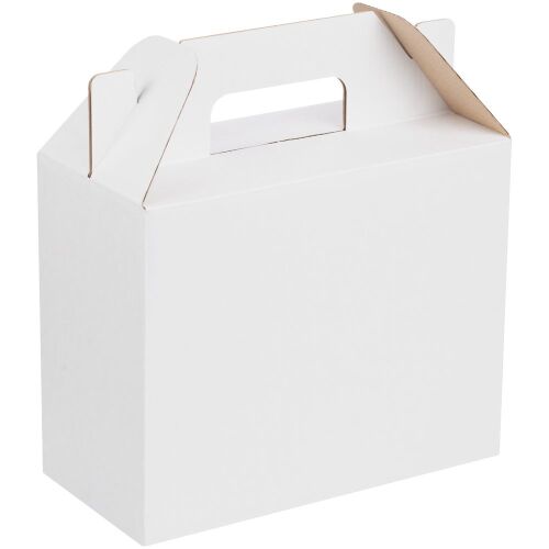 Коробка In Case S, ver.2, белая с крафтовым оборотом 1