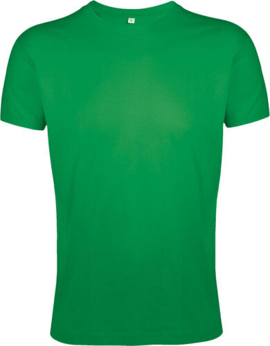 Футболка мужская приталенная Regent Fit 150 ярко-зеленая, размер 1