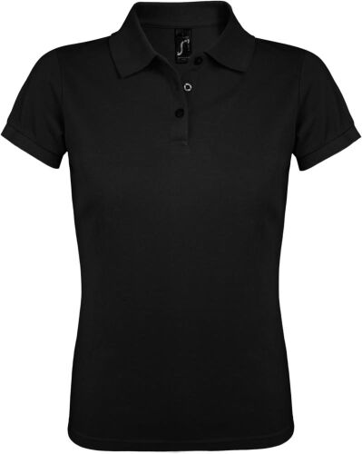 Рубашка поло женская Prime Women 200 черная, размер S 1