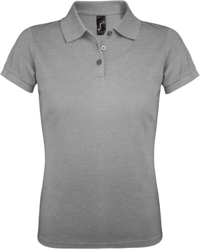 Рубашка поло женская Prime Women 200 серый меланж, размер S 1