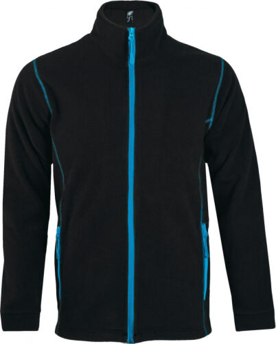 Куртка мужская Nova Men 200, черная с ярко-голубым, размер M 1