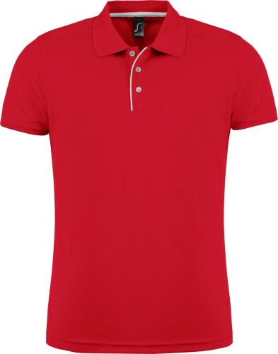 Рубашка поло мужская Performer Men 180 красная, размер XL 1