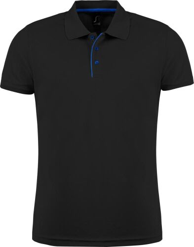 Рубашка поло мужская Performer Men 180 черная, размер L 1