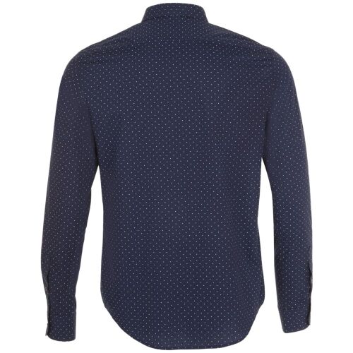 Рубашка мужская Becker Men, темно-синяя с белым, размер XL 2