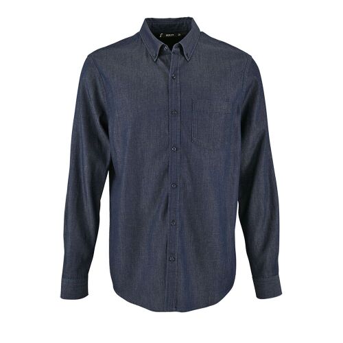 Рубашка мужская Barry Men синяя (деним), размер 3XL 1
