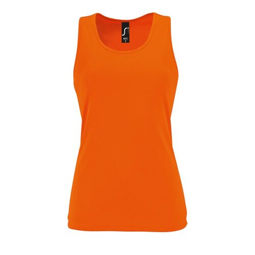 Майка женская Sporty TT Women оранжевый неон, размер XS 1