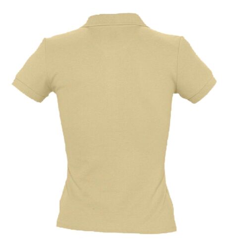 Рубашка поло женская People 210 бежевая (песок), размер L 2