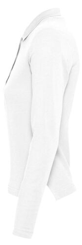 Рубашка поло женская с длинным рукавом Podium 210 белая, размер  3
