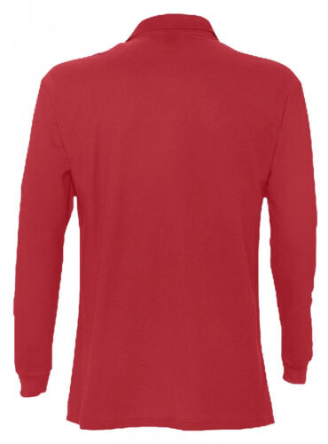 Рубашка поло мужская с длинным рукавом Star 170 красная, размер  2