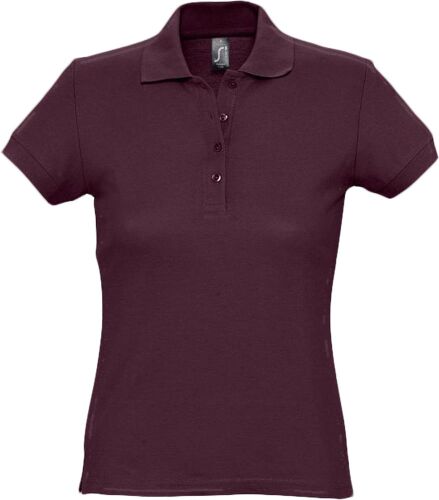 Рубашка поло женская Passion 170 бордовая, размер XL 1