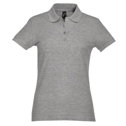 Рубашка поло женская Passion серый меланж, размер S 1
