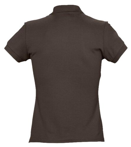 Рубашка поло женская Passion 170 шоколадно-коричневая, размер S 2