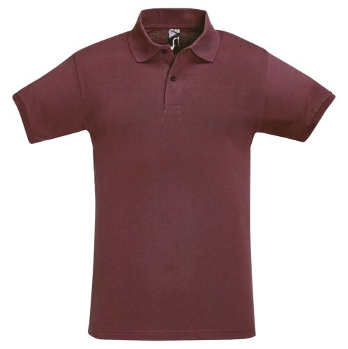 Рубашка поло мужская Perfect Men 180, бордовая, размер 3XL 1