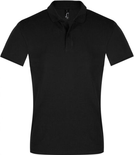 Рубашка поло мужская Perfect Men 180 черная, размер S 1