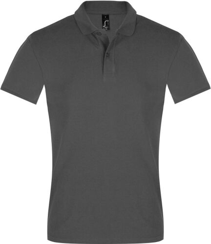 Рубашка поло мужская Perfect Men 180 темно-серая, размер 3XL 1