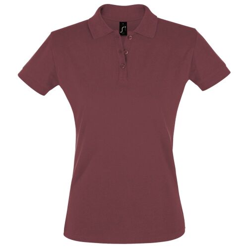 Рубашка поло женская Perfect Women 180, бордовая, размер S 1