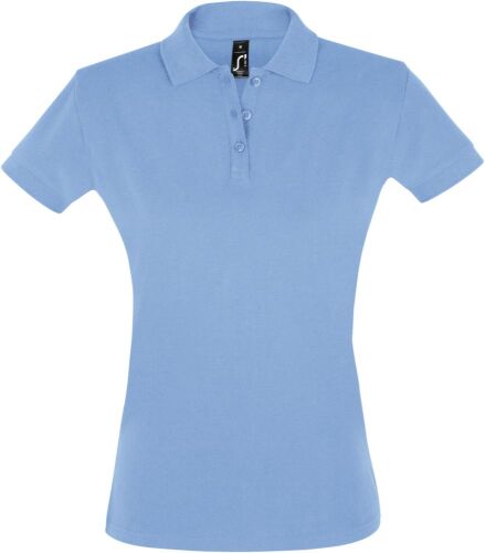 Рубашка поло женская Perfect Women 180 голубая, размер XXL 1