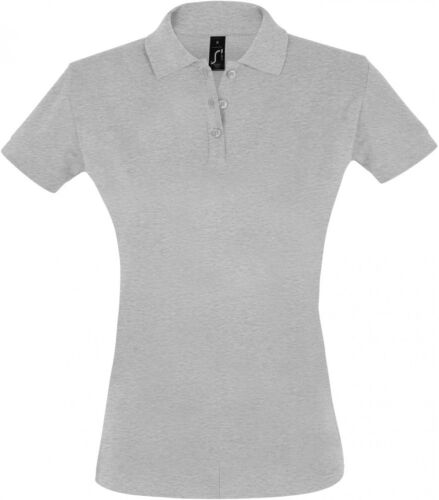 Рубашка поло женская Perfect Women 180 серый меланж, размер S 1