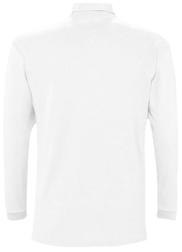 Рубашка поло мужская с длинным рукавом Winter II 210 белая, разм 2