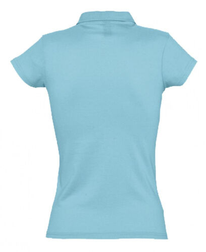 Рубашка поло женская Prescott women 170 бирюзовая, размер XL 2
