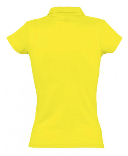 Рубашка поло женская Prescott women 170 желтая (лимонная), разме 2