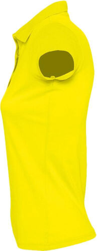 Рубашка поло женская Prescott women 170 желтая (лимонная), разме 3