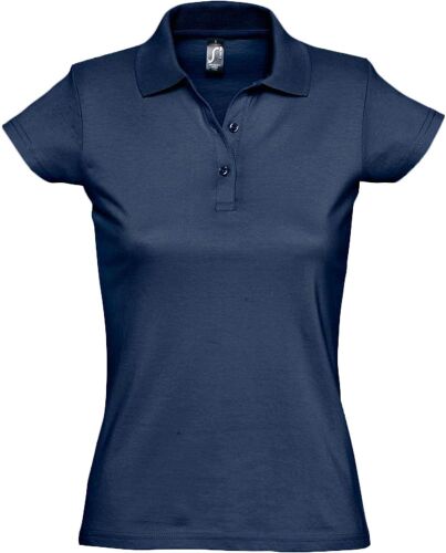 Рубашка поло женская Prescott women 170 темно-синяя, размер L 1