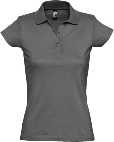 Рубашка поло женская Prescott women 170 темно-серая, размер M 1