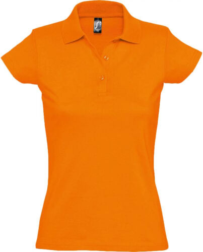 Рубашка поло женская Prescott women 170 оранжевая, размер S 1