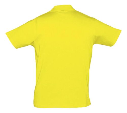 Рубашка поло мужская Prescott men 170 желтая (лимонная), размер  2