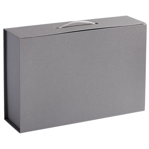 Коробка Case, подарочная, серебристая 4